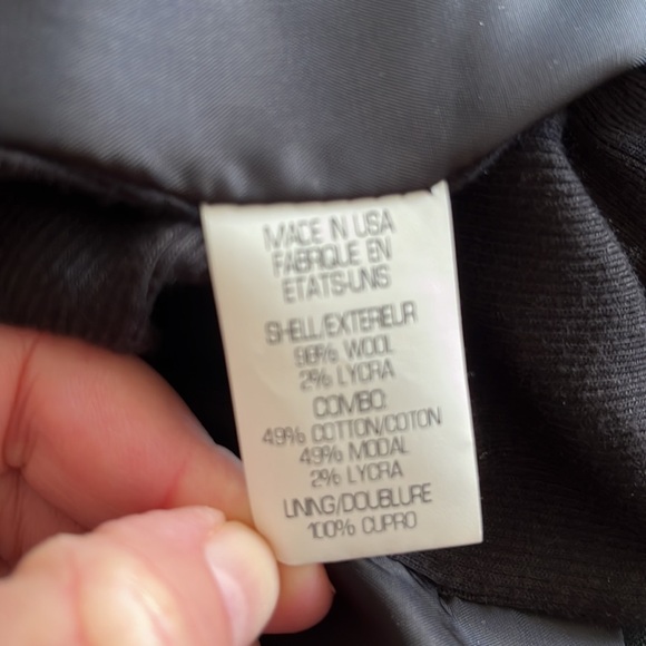 Woman’s helmet lung size 0 blazer jacket black - Picture 8 of 9